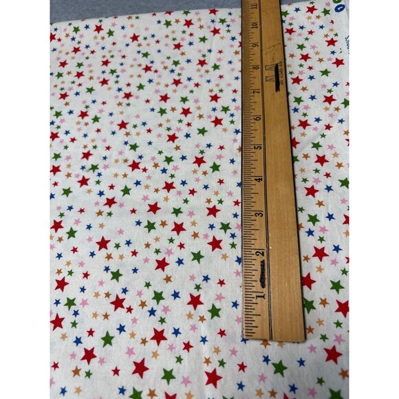 Hancock Fabrics Star Pattern Cotton Fabric 1/2 yard x 44" Sewing Quilting - Picture 2 of 4